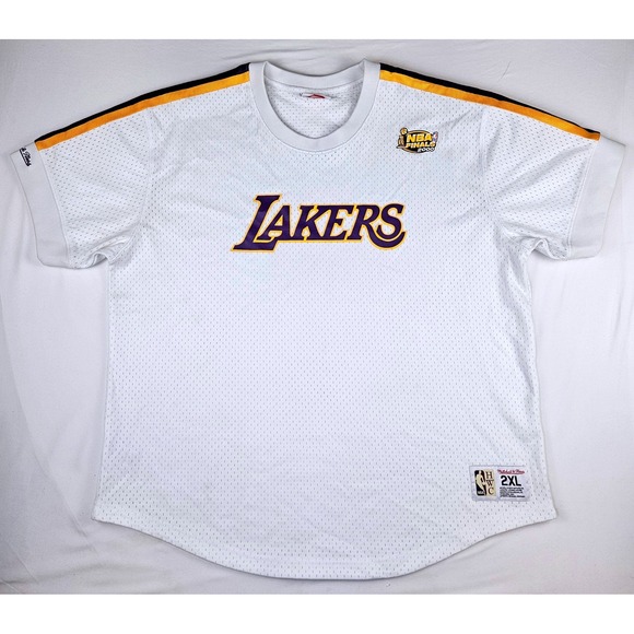 Mitchell & Ness Other - Mitchell & Ness Los Angeles Lakers 2000 NBA Finals Mesh Shirt White Mens 2XL